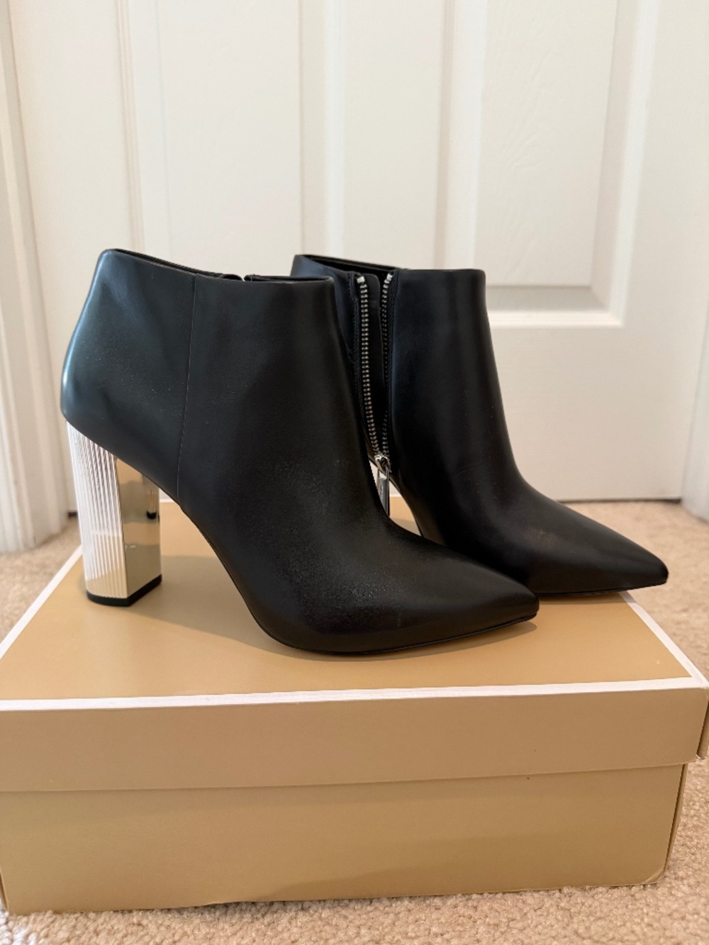 Michael Kors Paloma Leather Bootie